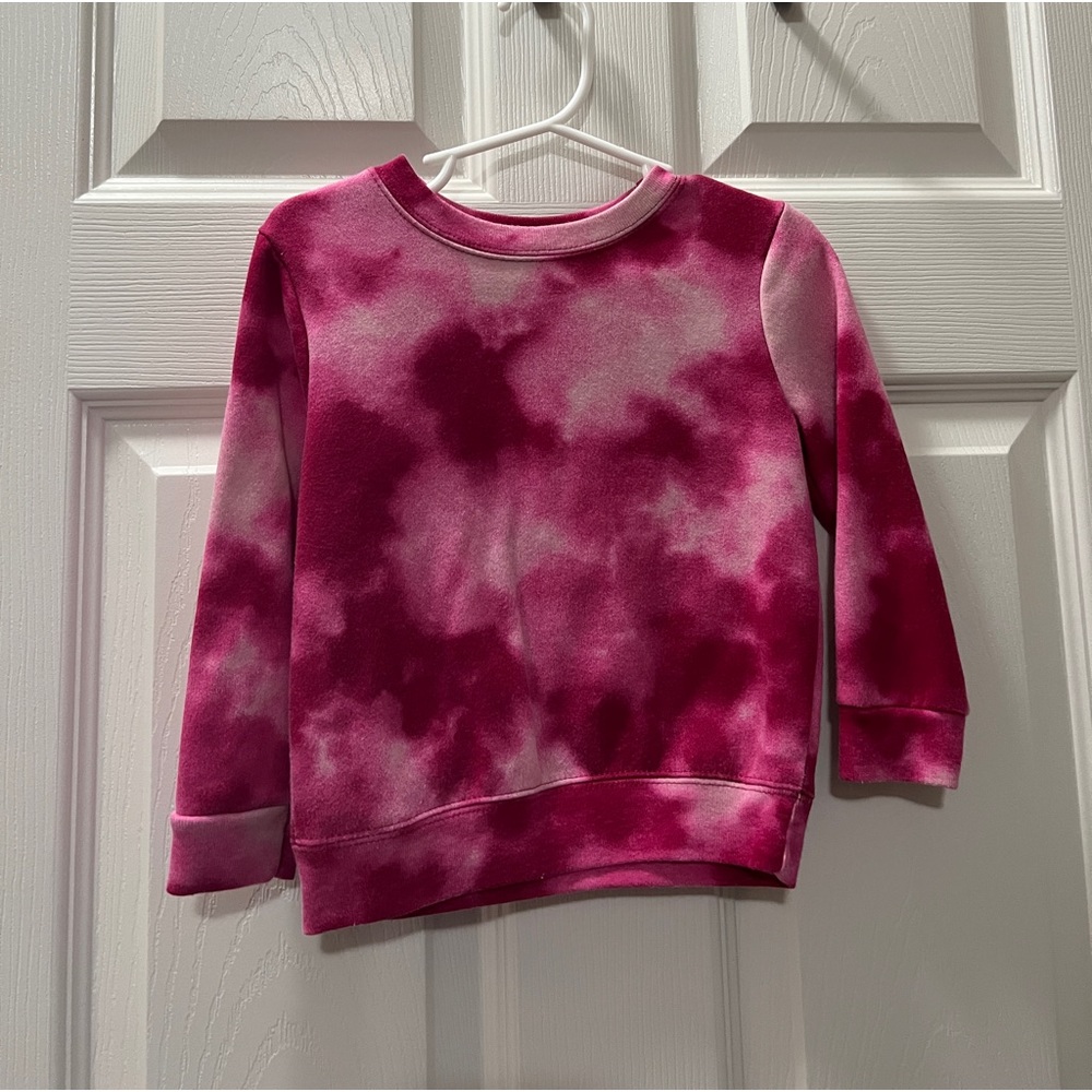 Baby/Toddler Girls Tie Dye Sweatshirt